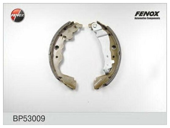 Fenox колодки тормозные барабанные renault kangoo 08-, logan (универсал) 07-, zoe 12-, lada largus bp53009