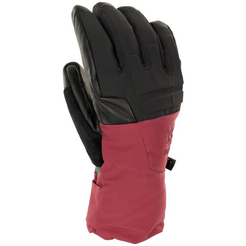 фото Перчатки kailas five finger skiing, водонепроницаемый материал, размер s, бордовый, черный