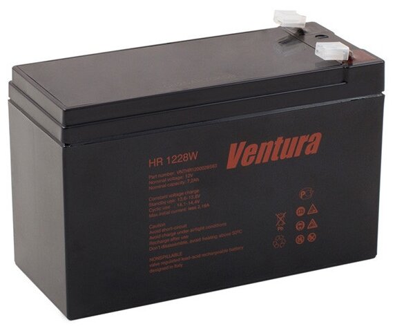 Аккумуляторная батарея Ventura HR 1228W 12В 7 А·ч