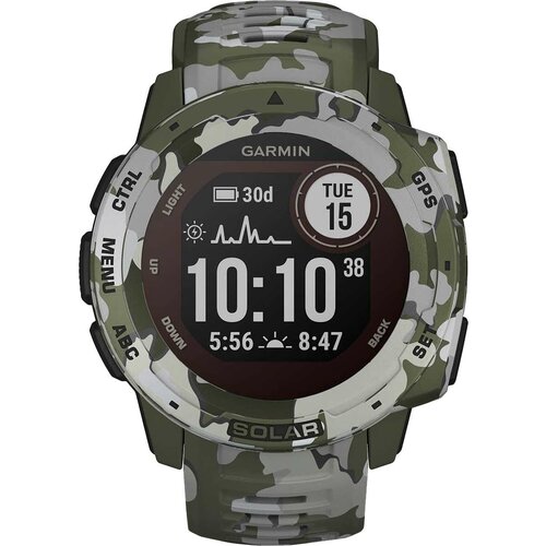 Умные часы Garmin Instinct Solar Camo Edition Lichen Camo GPS 010-02293-06 3990000₽