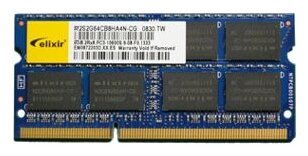 Оперативная память 4 ГБ 1 шт. Elixir DDR3 1333 SO-DIMM 4Gb
