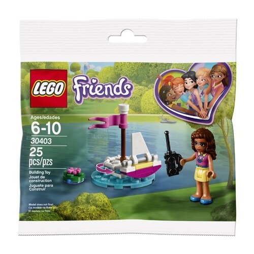 Конструктор LEGO Friends 30403 Радиоуправляемый катер Оливии, 25 дет. конструктор lego friends 41010 пляжный автомобиль оливии 94 дет