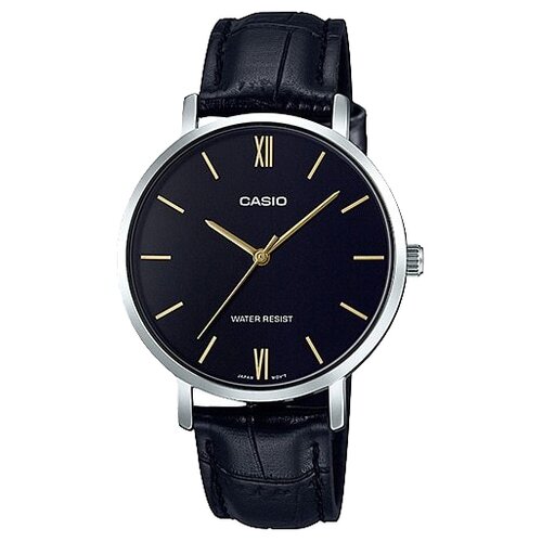 Наручные часы CASIO Standard LTP-VT01L-1B, серебряный, черный