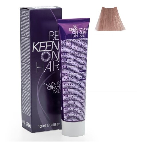 KEEN Be Keen on Hair крем-краска для волос XXL Colour Cream, 10.61 Ultrahellblond Violett-Asch, 100 мл keen be keen on hair крем краска для волос xxl colour cream 10 0 ultrahellblond 100 мл