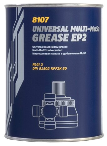 8107 MANNOL EP-2 MULTI MoS2 GREASE EP2 800 гр. Универсальная литиевая смазка