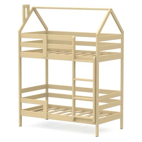 Подростковая кровать Forest домик Primavera двухъярусная Неокрашенная