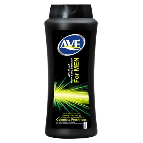 AVE Шампунь-гель для тела AVE for Men Complete freshness, 400 мл