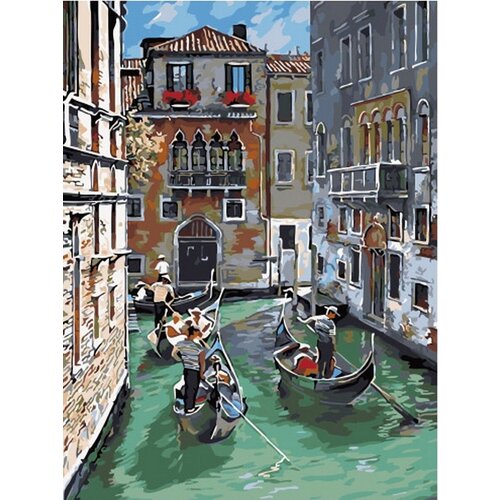 Картина по номерам По узким каналам Венеции 40х50 см Hobby Home