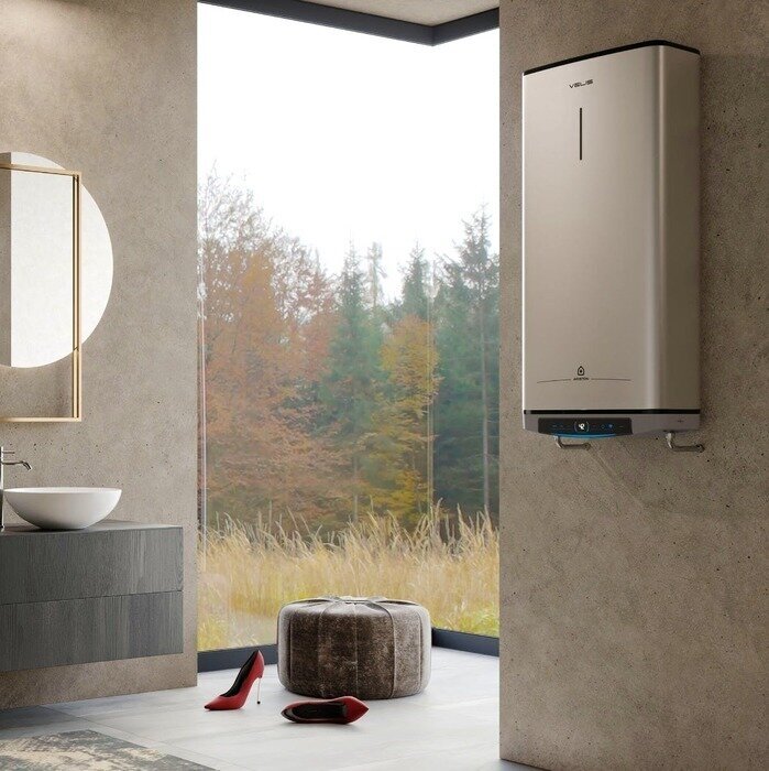 Водонагреватель Ariston Velis Lux Inox PW ABSE WIFI 50, накопительный, 2.5кВт, 50л, серый [3700674] - фото №4