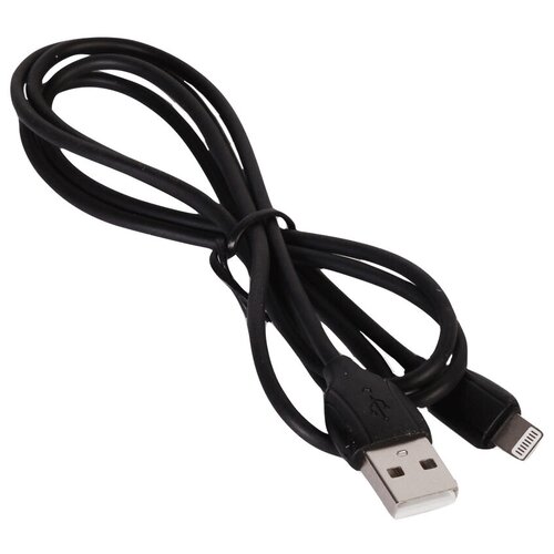 Кабель USB BOROFONE BX19 Benefit, USB - Lightning, 1.3А, 1м, черный кабель usb apple lightning borofone bx19 benefit белый