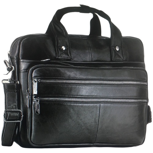 Сумка OSCAR FRANZ, фактура гладкая, матовая, черный сумка мужская oscar franz барри из натуральной кожи