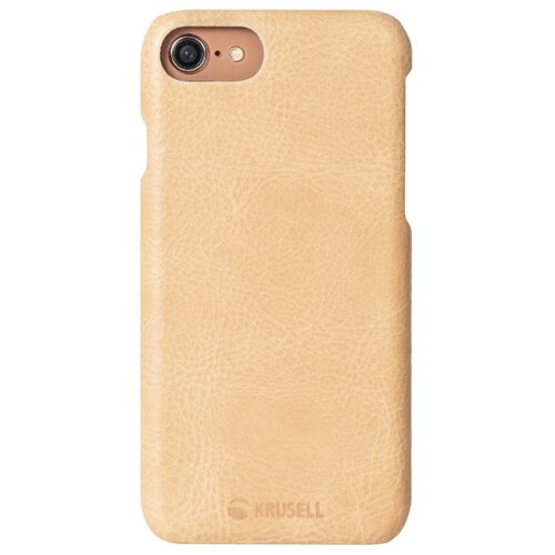 фото Чехол Krusell Sunne Cover для Apple iPhone 7/iPhone 8, кожаный бежевый