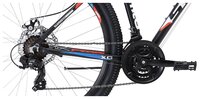 Горный (MTB) велосипед STARK Hunter 29.2 D (2018) чёрный/оранжевый/голубой 18