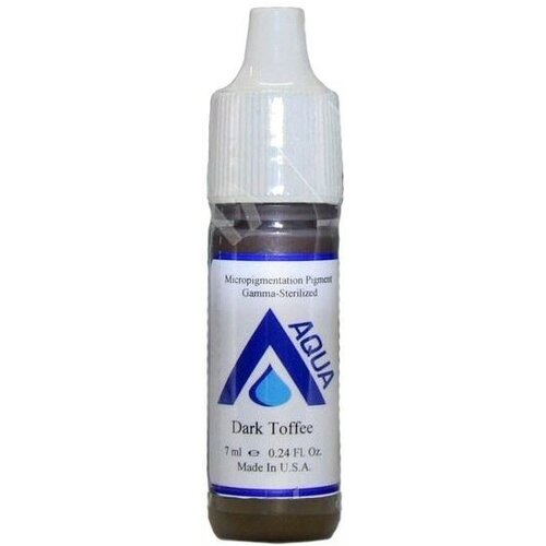 Пигмент для татуажа бровей AQUA mini Dark Toffe 7ml