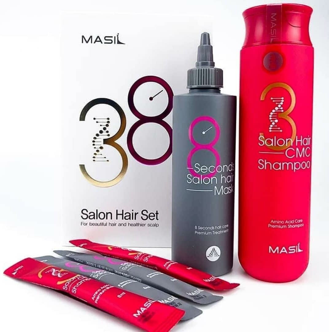 Набор шампунь+маска для волос MASIL 38 SET (shampoo 300ml+8ml+ mask 200ml+8ml) - фото №7