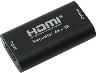 Orient переходник VE020, HDMI 1.4 репитер, усилитель сигнала 1920x1080@60Hz до 40м, 4K@30Hz до 20м, HDMI F - HDMI F, не требуется внешнее питание