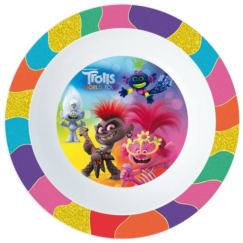 фото Миска пластиковая (для свч). тролли 2. мировое турне stor