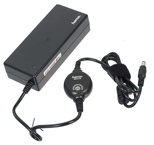 Универсальное сетевое зарядное устройство для ноутбуков Hama H-12120 - Сетевая, автомобильная зарядка для ноутбука