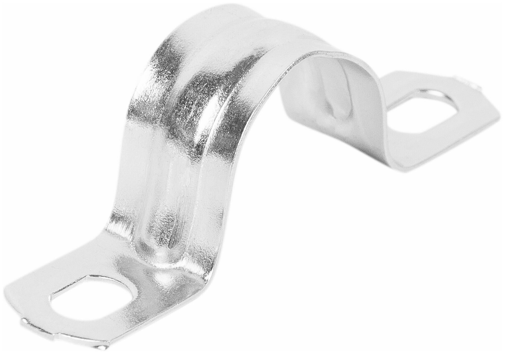 Скоба двухлапковая Oxion D16-17 мм оцинкованная 10 шт. (2 шт.)