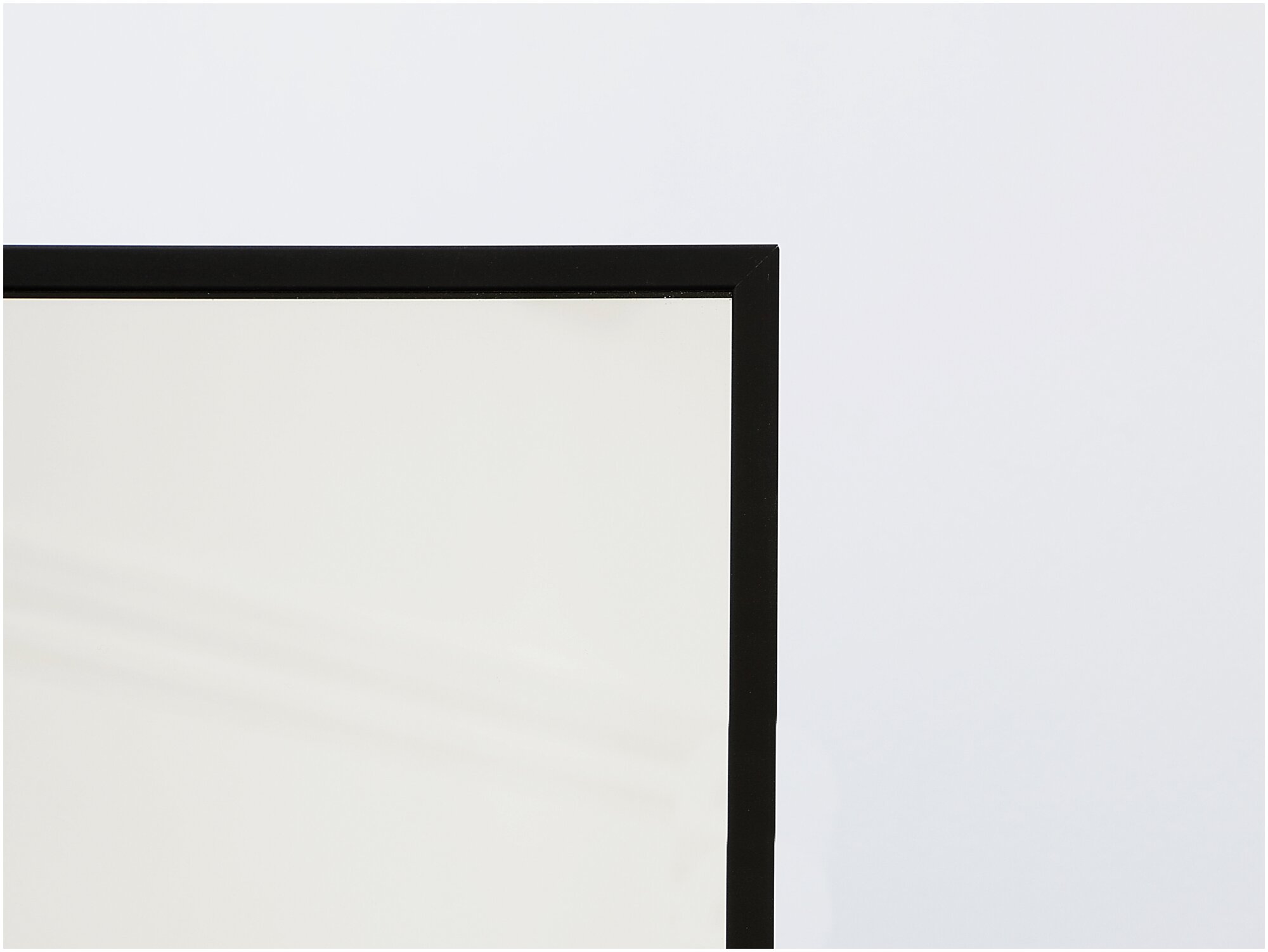 Зеркало интерьерное напольное большое в полный рост в алюминиевой раме ONE MIRROR 160х70, черное - фотография № 4