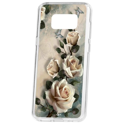 фото Чехол на samsung galaxy s8 plus kruche print белые розы