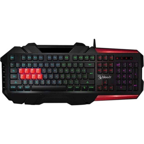 Игровая клавиатура A4Tech Bloody B3590R, черный, серый металлик