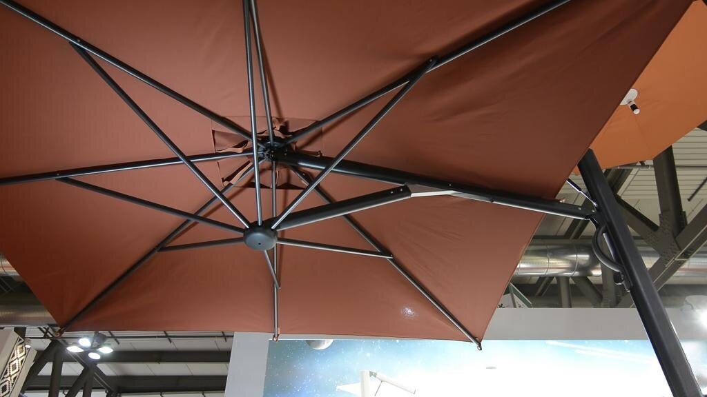 Профессиональный зонт с боковой опорой Astro Carbon, Scolaro, 2.9 х 2.9 м - фотография № 4