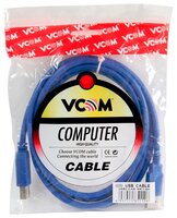 Кабель VCOM USB-A - USB-B (VUS7070) 1.8 м синий