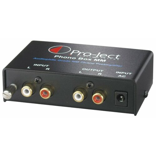 фонокорректор стерео pro ject phono box e bt белый Фонокорректор стерео Pro-Ject Phono Box MM, черный