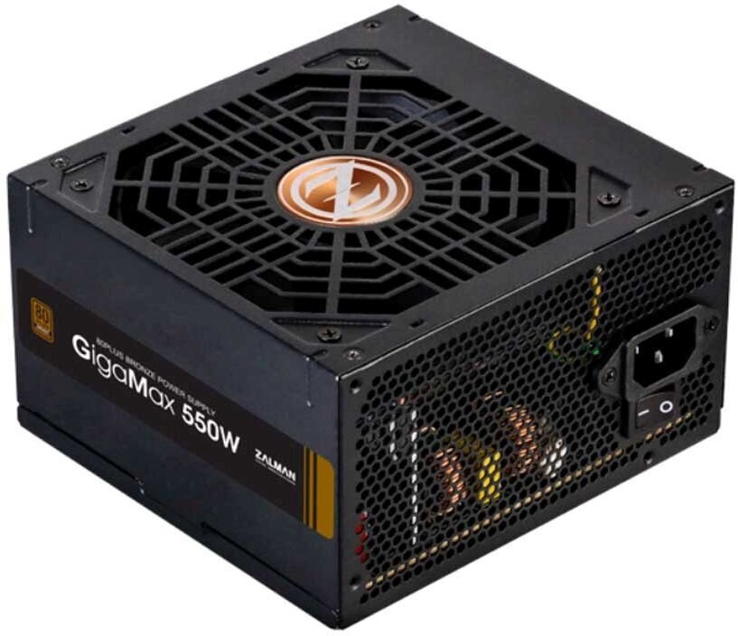 Zalman ZM550-GVII, 550W, ATX12V v2.31, EPS, APFC, 12cm Fan, 80+ Bronze, Retail