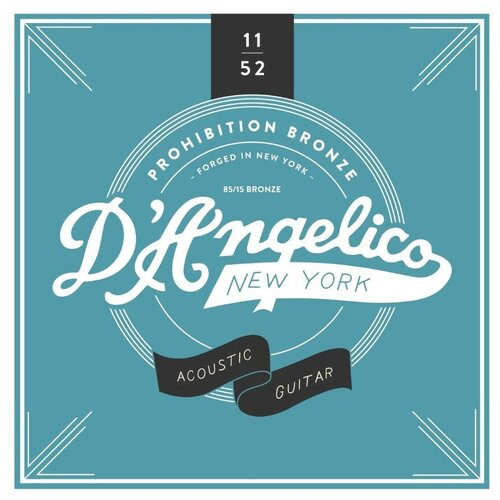 Струны для акустической гитары DAngelico Acoustic 1152