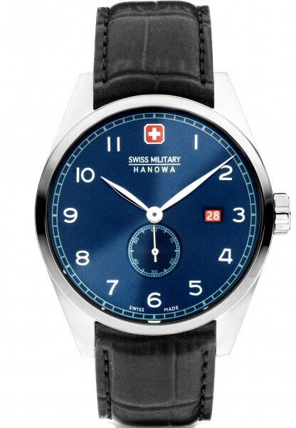 Наручные часы Swiss Military Hanowa, синий, серебряный
