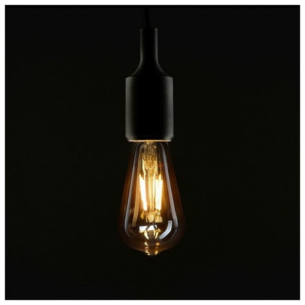 Лампа светодиодная LED FILAMENT VINTAGE, ST64, E27, 5 Вт, 2700 K, теплый свет