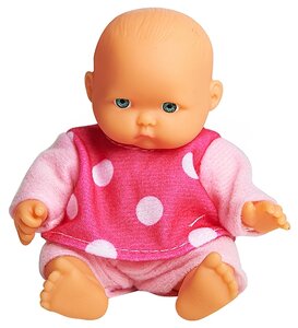 Фото Пупс Lovely baby doll в розовой пижаме, 12.5 см, XM629/1