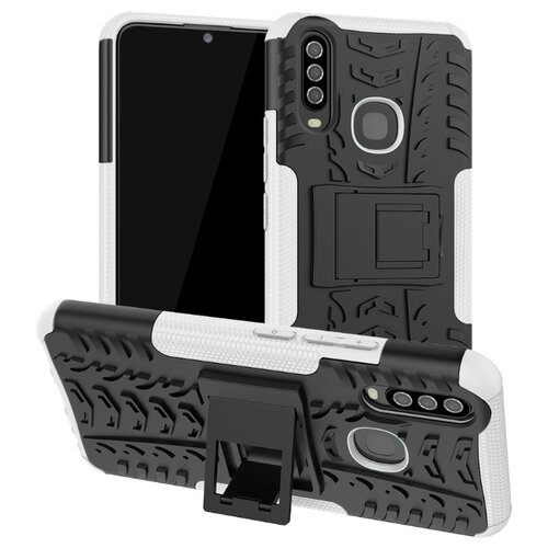 фото Чехол-бампер mypads для vivo y12 противоударный усиленный ударопрочный белый