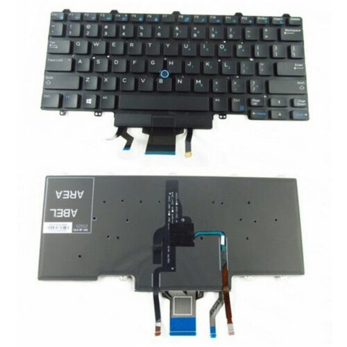 передняя панель жк дисплея для ноутбука dell latitude e5450 5450 ap13d000500 0y58nh y58nh черная новинка Клавиатура для ноутбука Dell Latitude E5450, E5470, E7450, E7470, E7480, E7490 черная, с подсветкой,