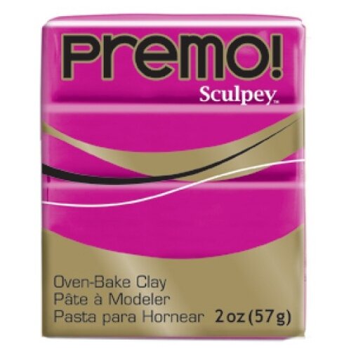 Полимерная глина Sculpey Premo 5504 (фуксия), 57г розовый 57 г