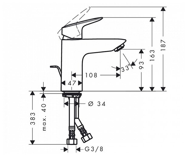 Смеситель Hansgrohe - фото №3