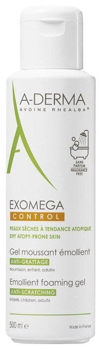 Гель для душа A-Derma Exomega Control, 500 мл