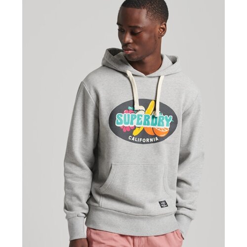 Худи Superdry, размер XL, серый