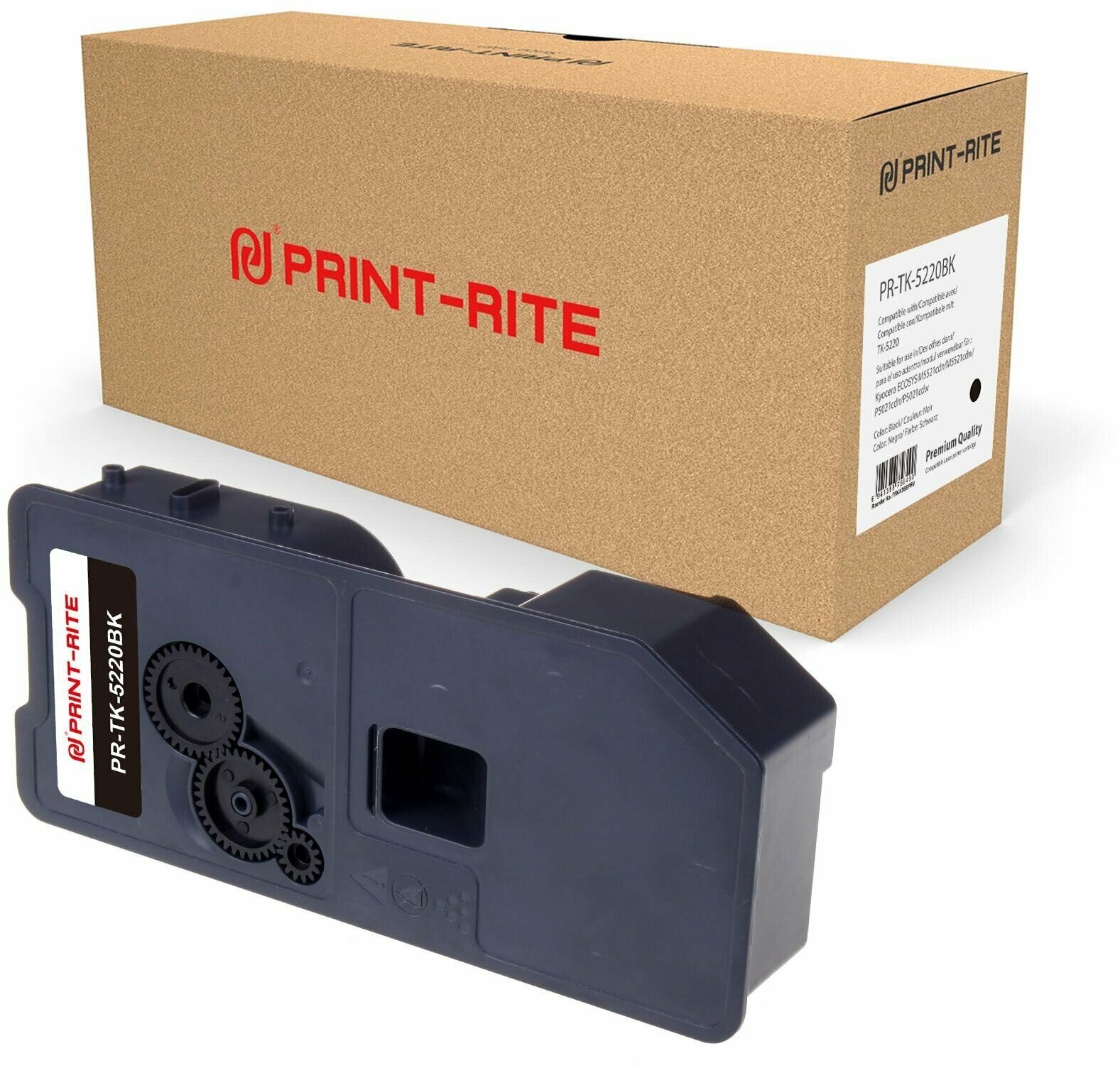 Print-Rite PR-TK-5220BK картридж лазерный (Kyocera TK-5220K - 1T02R90NL1) черный 1200 стр