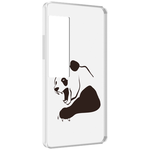 Чехол MyPads злая-панда для Meizu Pro 7 Plus задняя-панель-накладка-бампер чехол mypads панда на деревце для meizu pro 7 plus задняя панель накладка бампер