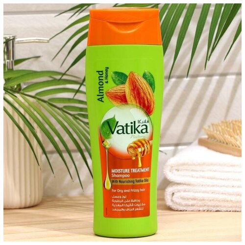 Dabur Шампунь для волос Dabur VATIKA Naturals Moisture Treatment увлажняющий, 400 мл