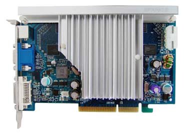Видеокарта Sparkle GeForce 7600 GS 400Mhz AGP 256Mb 800Mhz 128 bit DVI TV YPrPb