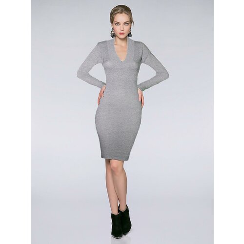 фото Платье modami24, размер 46, серый