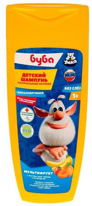 фото Шампунь буба мультифрукт 250мл с экстракт череды календулы Заботливая мама 60548-BUBA-M