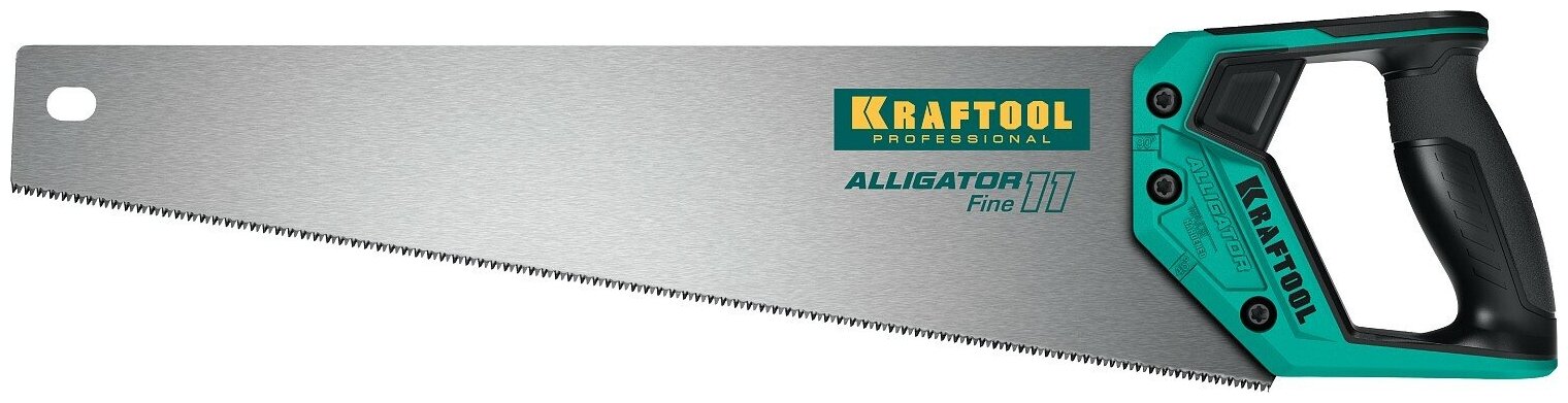 KRAFTOOL Alligator Fine 11 450 мм, Ножовка для точного реза (15203-45)