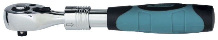 Ключ телескопический трещоточный 3/8, 215-315 мм, CrV, хромированная, двухкомпонентная рукоятка Gross 14072