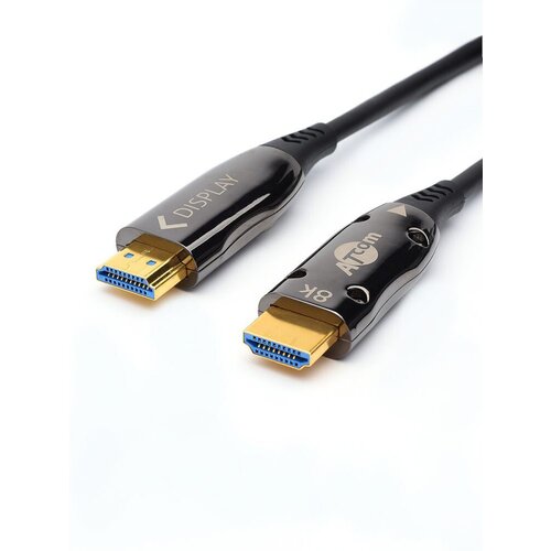 ATCOM Кабель HDMI 10 м (HIGH speed, Metal gold, Optical) 8K VER 2.1