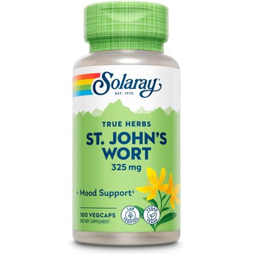 Solaray St. Johns Wort 325 mg (Зверобой Продырявленный 325 мг) 100 вег капс (Solaray)